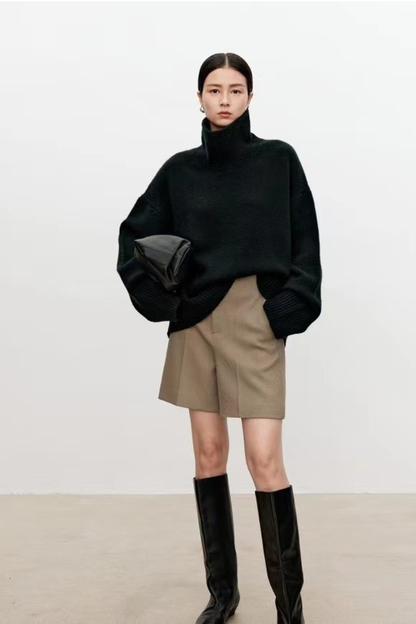 Vittoria - Elegante e accogliente: maglione da donna in lana spessa e calda