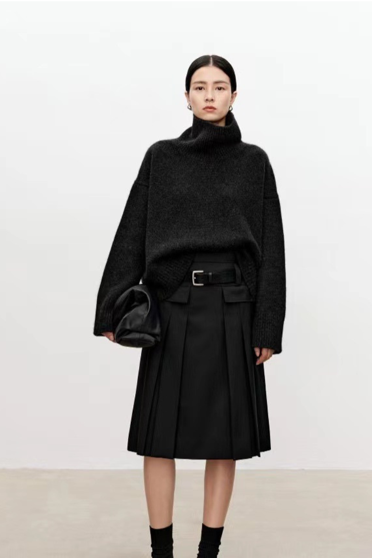 Vittoria - Elegante e accogliente: maglione da donna in lana spessa e calda