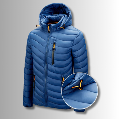 Alessandro - Giacca leggera con cappuccio e isolamento termico