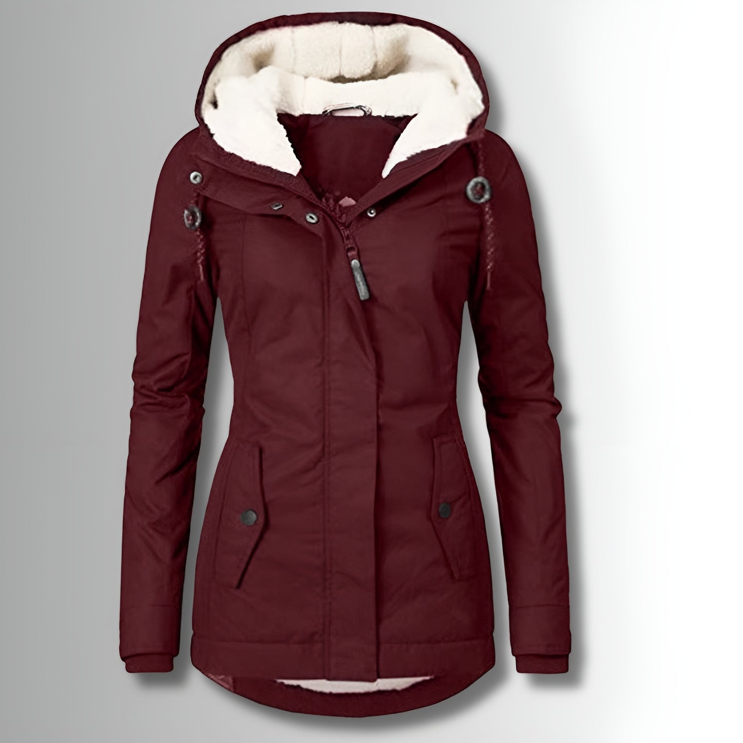 OTTAVIA - L'abbraccio dell'inverno: capispalla caldi con cappuccio e fodera in pile