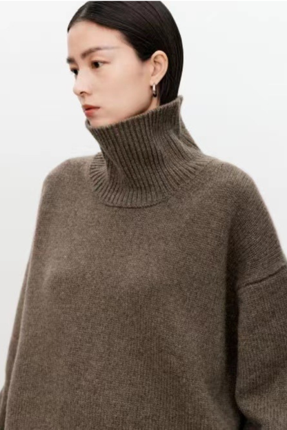 Vittoria - Elegante e accogliente: maglione da donna in lana spessa e calda