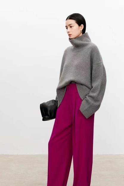 Vittoria - Elegante e accogliente: maglione da donna in lana spessa e calda