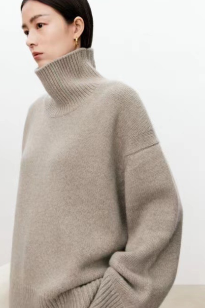 Vittoria - Elegante e accogliente: maglione da donna in lana spessa e calda