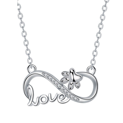 Per sempre connessi - Collana Paw Infinity Argento