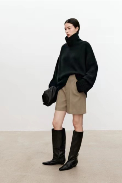 Vittoria - Elegante e accogliente: maglione da donna in lana spessa e calda