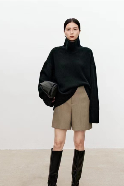 Vittoria - Elegante e accogliente: maglione da donna in lana spessa e calda