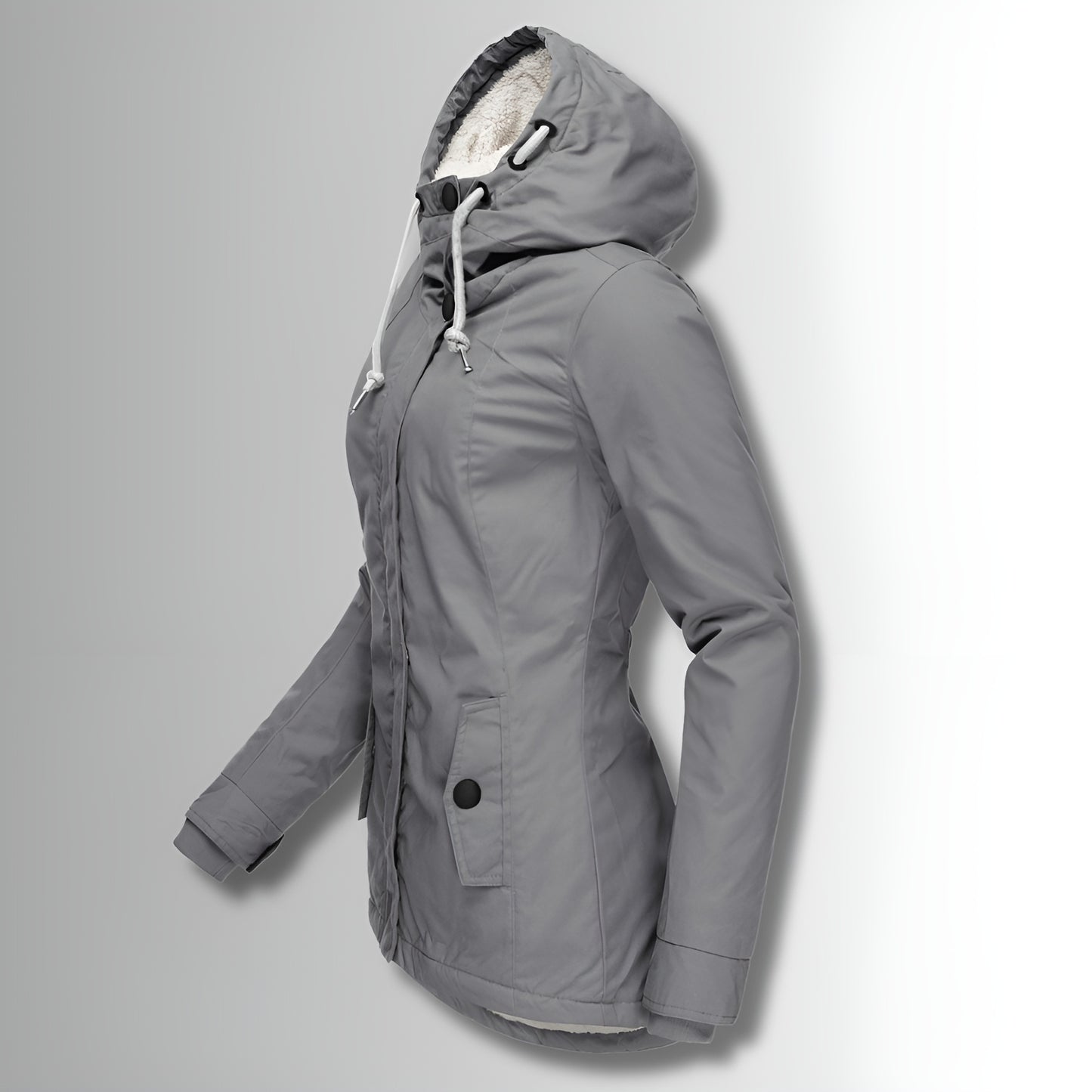 OTTAVIA - L'abbraccio dell'inverno: capispalla caldi con cappuccio e fodera in pile