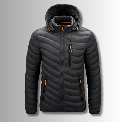 Alessandro - Giacca leggera con cappuccio e isolamento termico