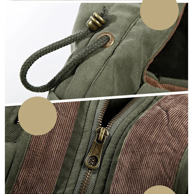 DAVIDE - Robusto cappotto invernale isolato con cappuccio