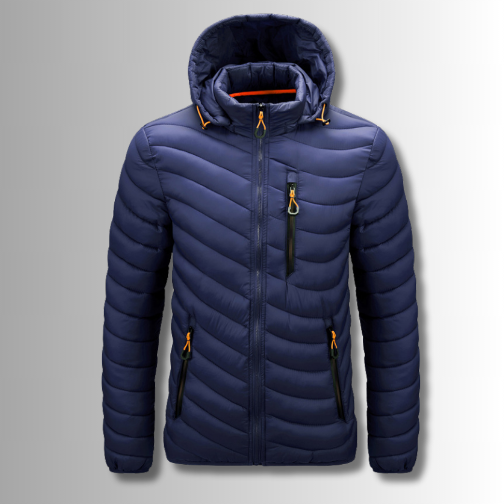 Alessandro - Giacca leggera con cappuccio e isolamento termico