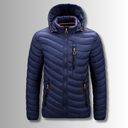 Alessandro - Giacca leggera con cappuccio e isolamento termico