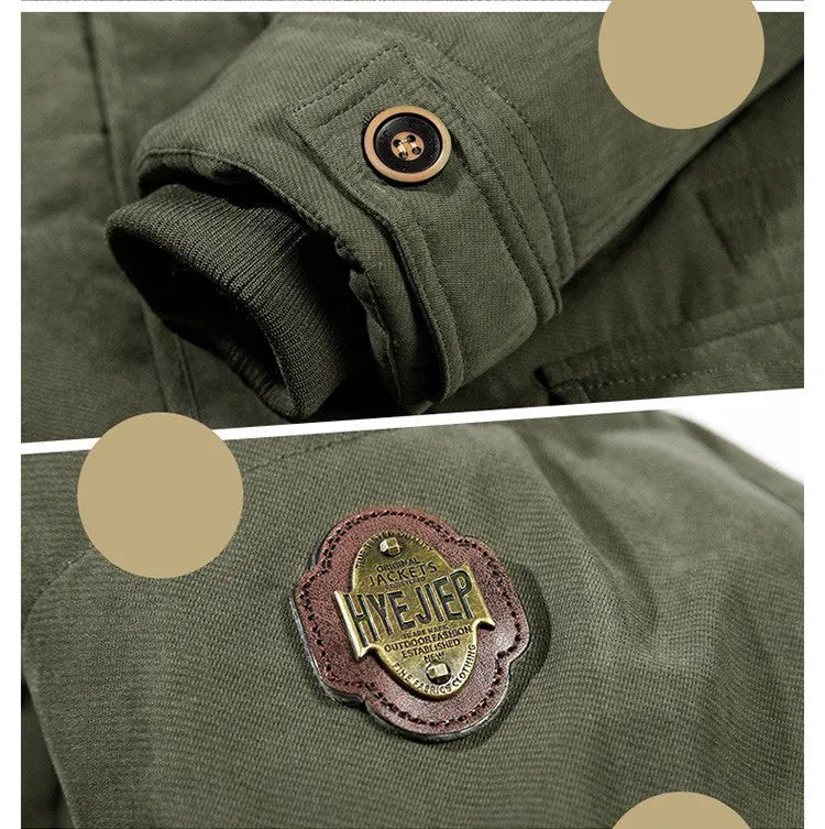 DAVIDE - Robusto cappotto invernale isolato con cappuccio