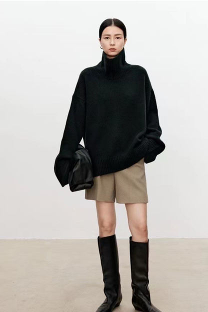 Vittoria - Elegante e accogliente: maglione da donna in lana spessa e calda