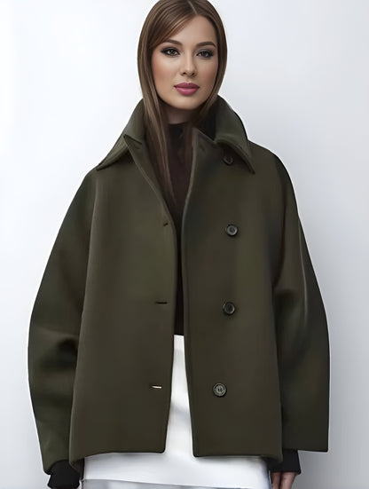 CARLA - Giacca oversize morbida in misto lana