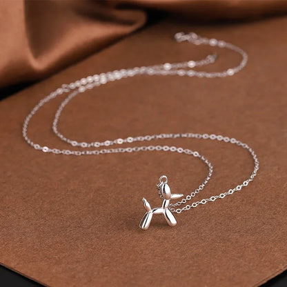 Collana Balloon Dog – Collana giocosa da donna con pendente a forma di animale in oro