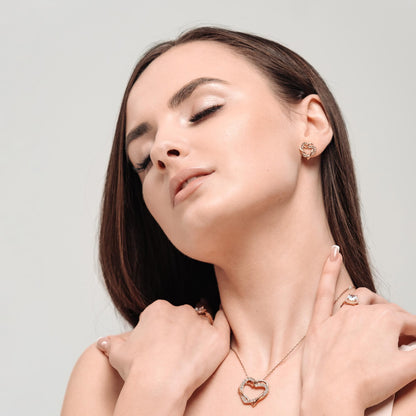 Orecchini Linked Love